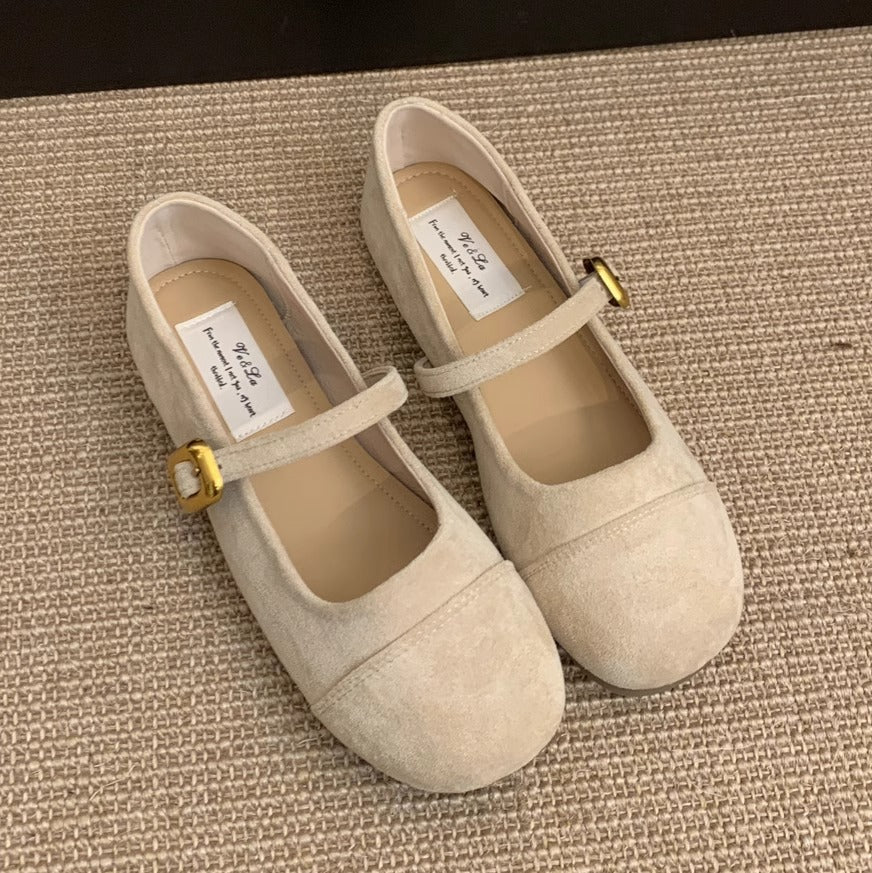 Damen Elegante Mary Jane Ballerinas mit dekorativem Riemchen und hochwertiger Verarbeitung Heidi Mode - Image 6