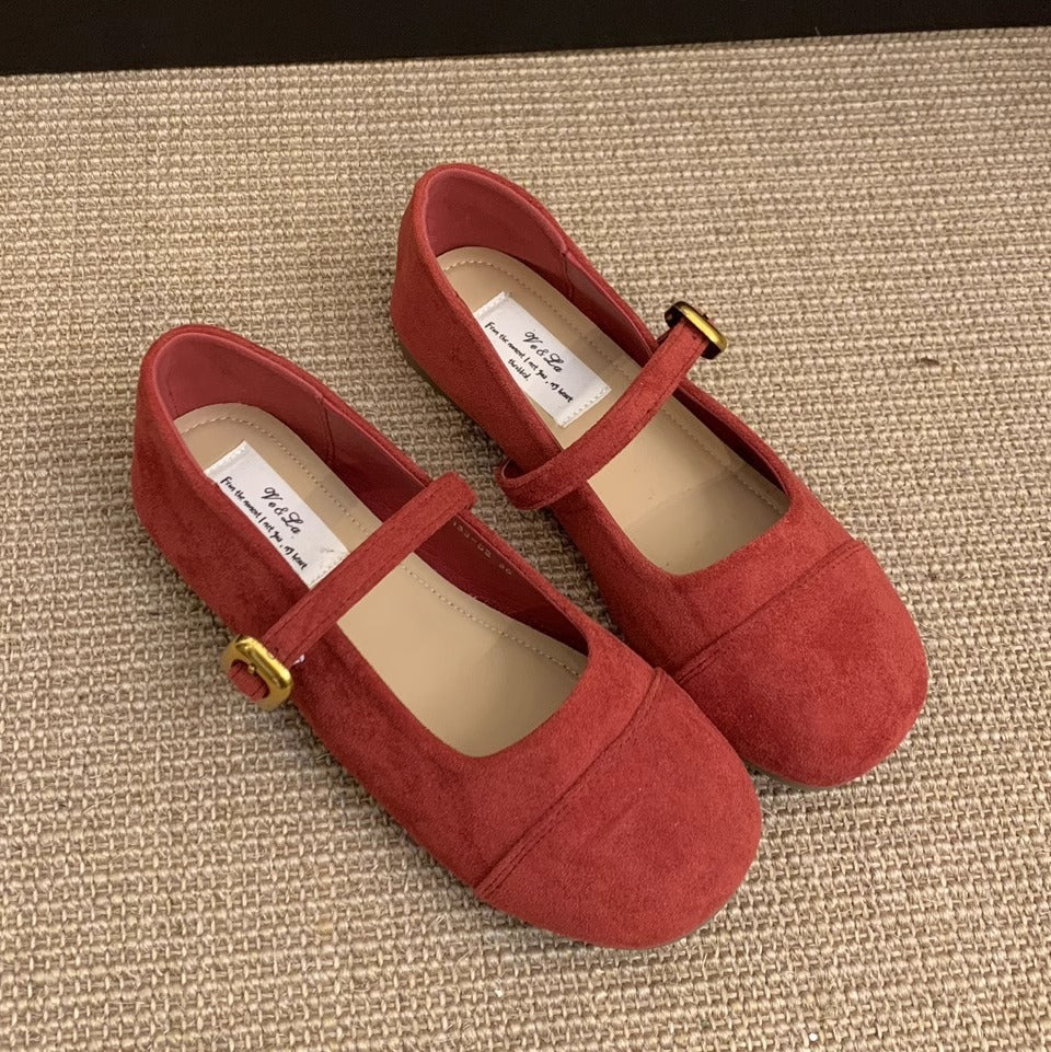 Damen Elegante Mary Jane Ballerinas mit dekorativem Riemchen und hochwertiger Verarbeitung Heidi Mode - Image 7
