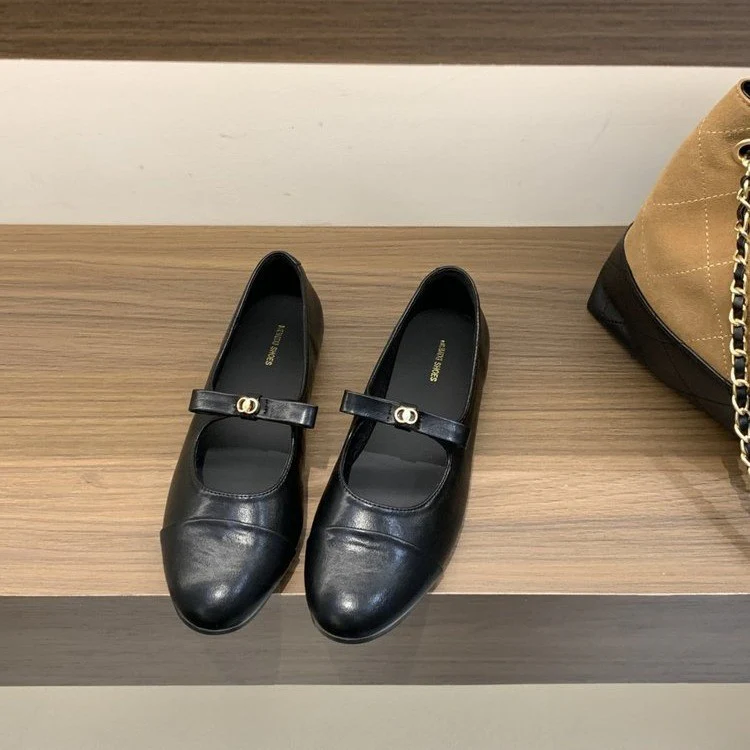Damen Elegante Mary Jane Ballerinas mit modischem Riemchen und komfortablem Fußbett Heidi Mode - Image 4