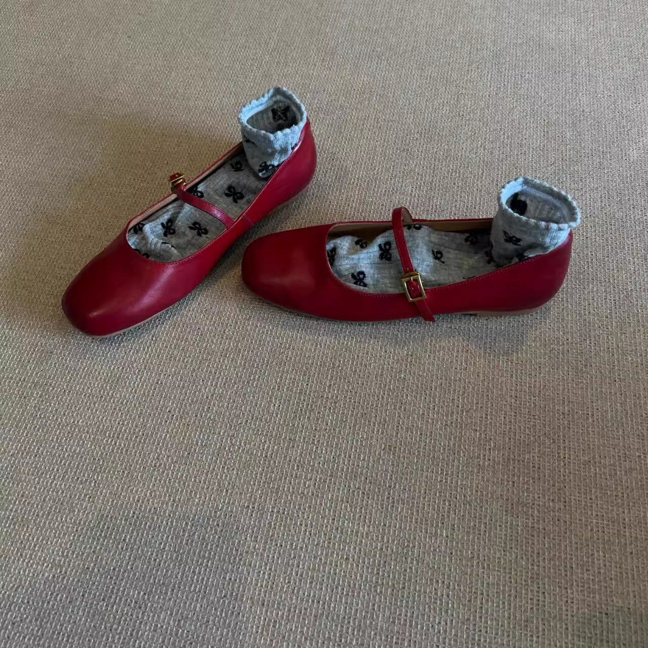 Damen elegante Mary Jane Ballerinas mit praktischer Schnallenverzierung Heidi Mode - Image 4