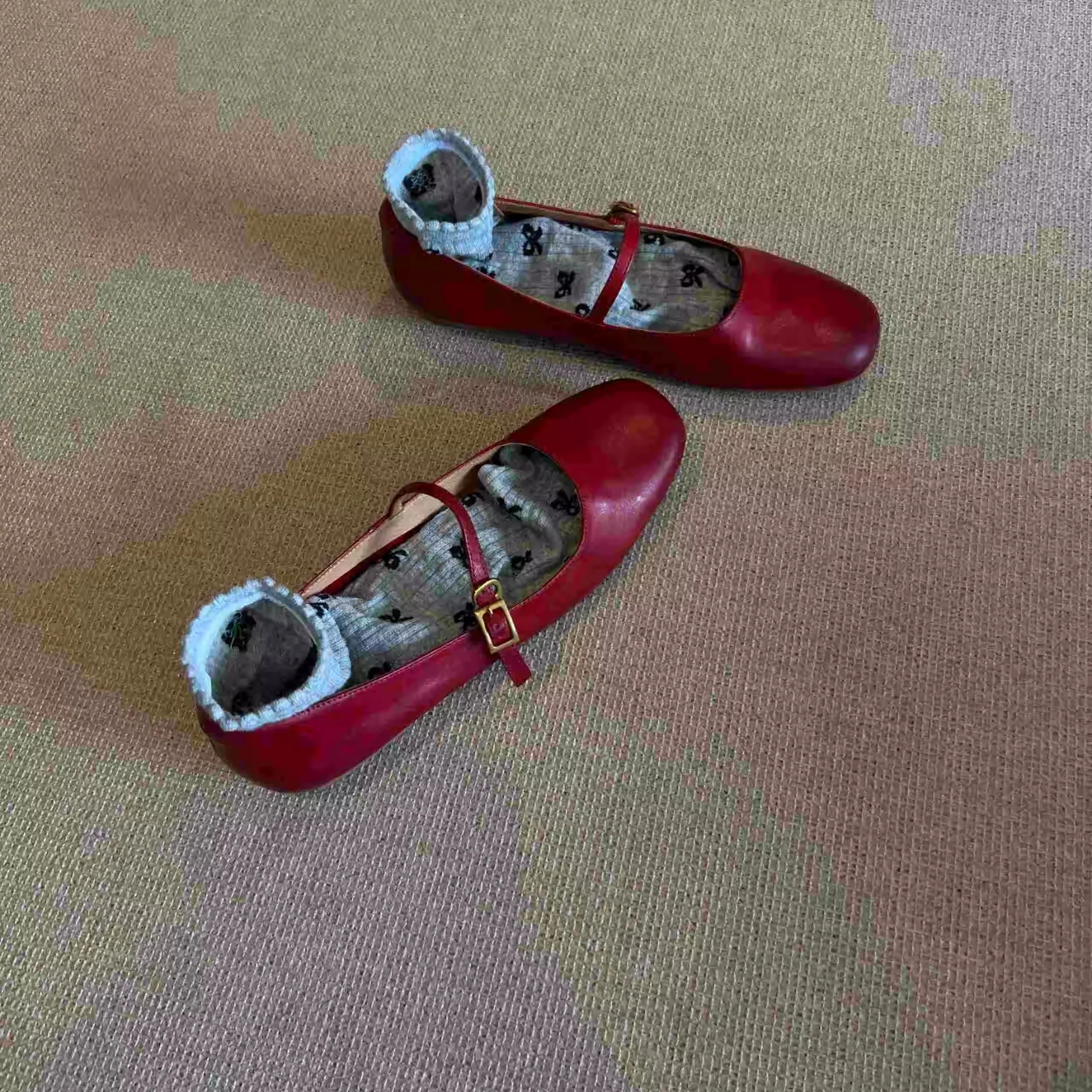 Damen elegante Mary Jane Ballerinas mit praktischer Schnallenverzierung Heidi Mode - Image 5