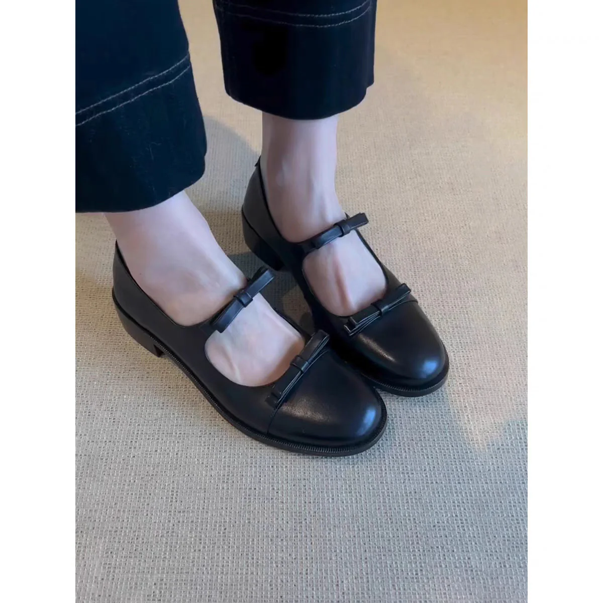 Damen elegante Mary Jane Schuhe mit komfortablem Riemenverschluss und hochwertiger Lederverarbeitung Heidi Mode - Image 7