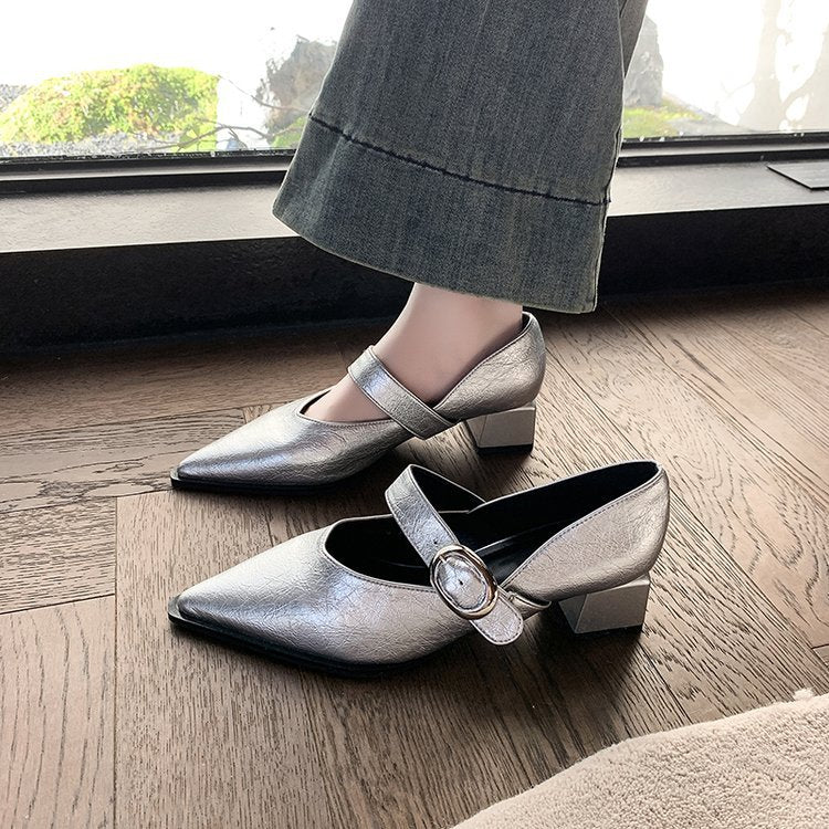 Damen Elegante Mary Jane Schuhe mit Modischem Blockabsatz und Verstellbarem Riemen Heidi-Mode - Image 6