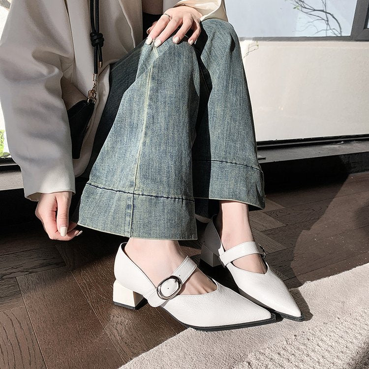 Damen Elegante Mary Jane Schuhe mit Modischem Blockabsatz und Verstellbarem Riemen Heidi-Mode - Image 8