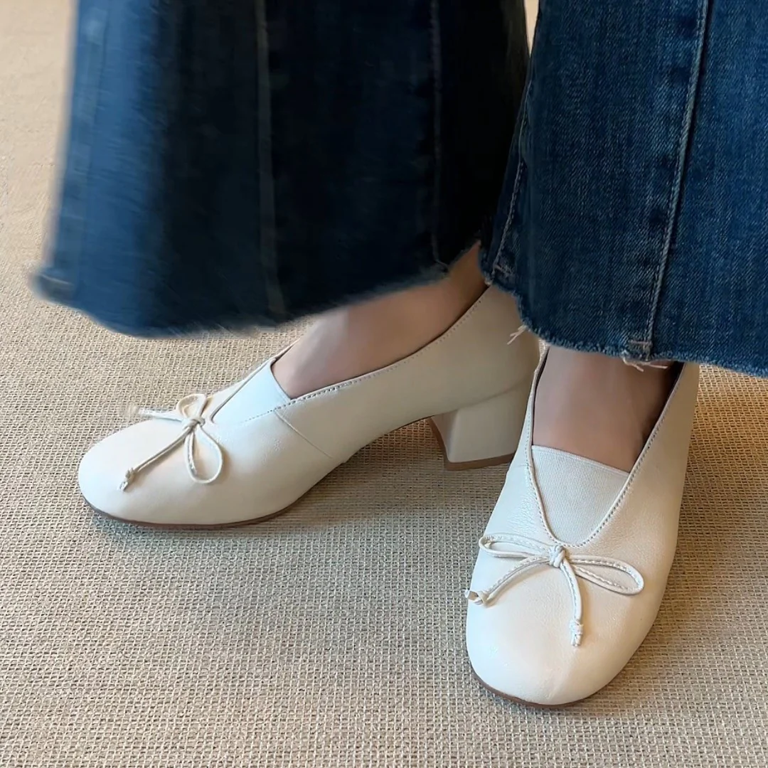 Damen elegante Mary Janes mit verstellbarem Riemen und Komfort-Fußbett Heidi Mode - Image 3
