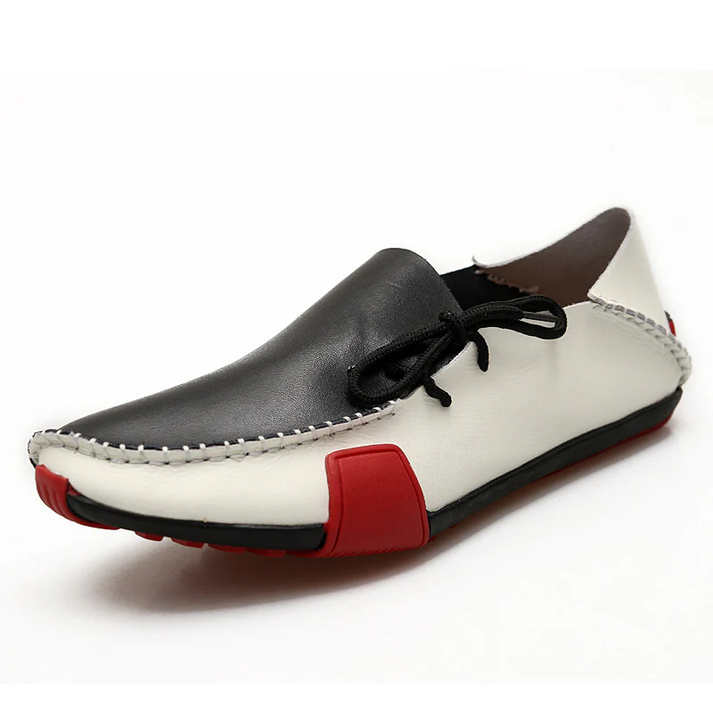 Damen Elegante Mokassins aus feinem Leder mit kontrastrierenden Details Heidi Mode - Image 4