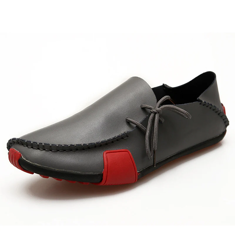 Damen Elegante Mokassins aus feinem Leder mit kontrastrierenden Details Heidi Mode - Image 5
