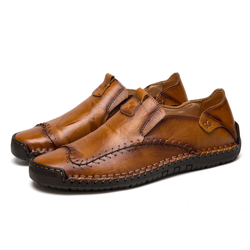 Damen Elegante Mokassins aus hochwertigem Leder mit bequemem Druckverschluss Heidi Mode - Image 3