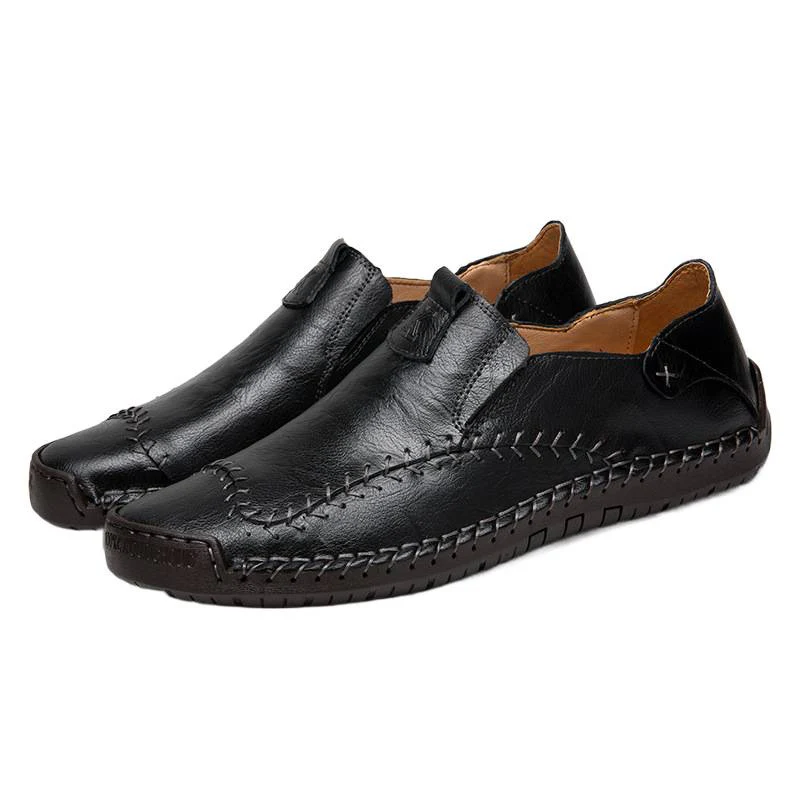 Damen Elegante Mokassins aus hochwertigem Leder mit bequemem Druckverschluss Heidi Mode - Image 5