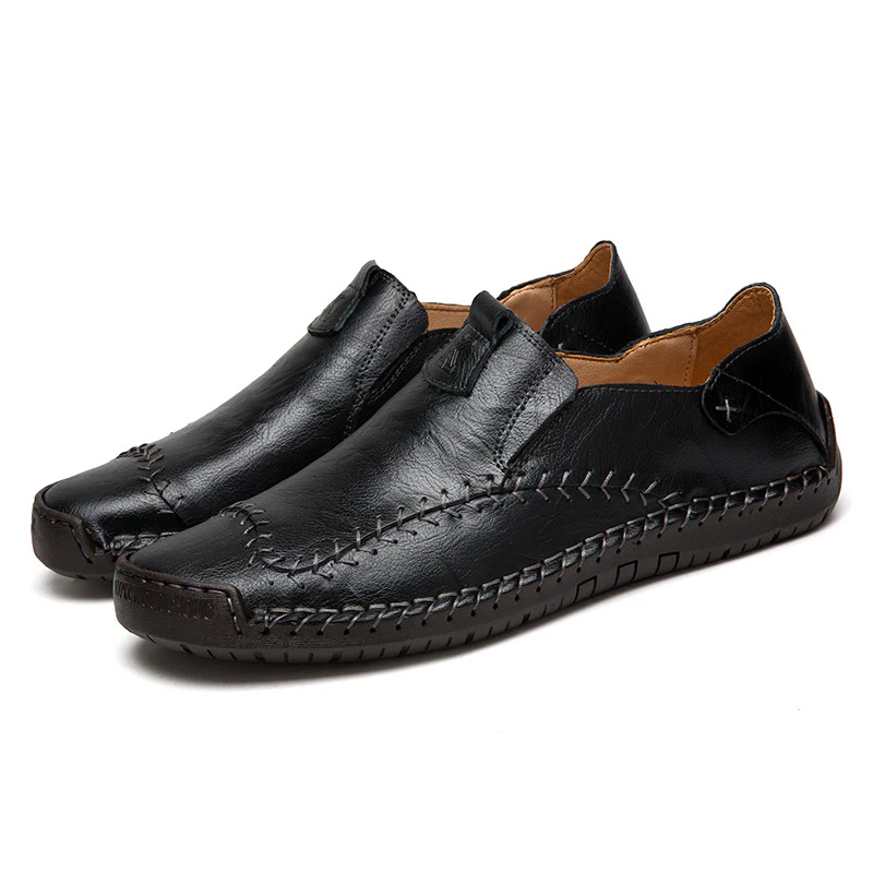 Damen Elegante Mokassins aus hochwertigem Leder mit bequemem Druckverschluss Heidi Mode - Image 6