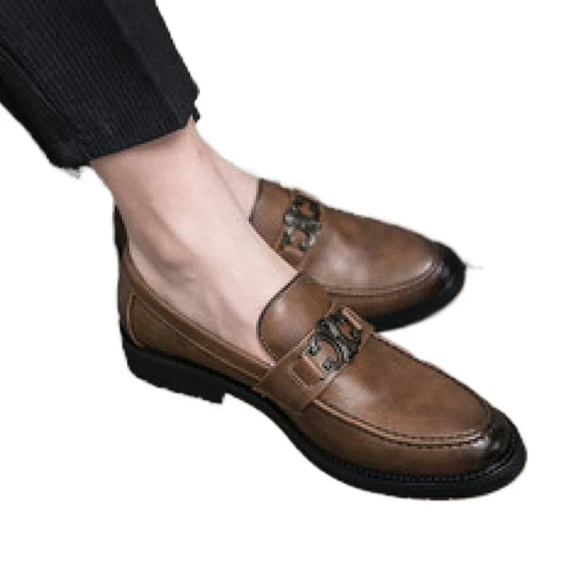 Damen Elegante Mokassins aus hochwertigem Leder mit modischem Schnallenverschluss Heidi Mode 1771406150 - Image 5