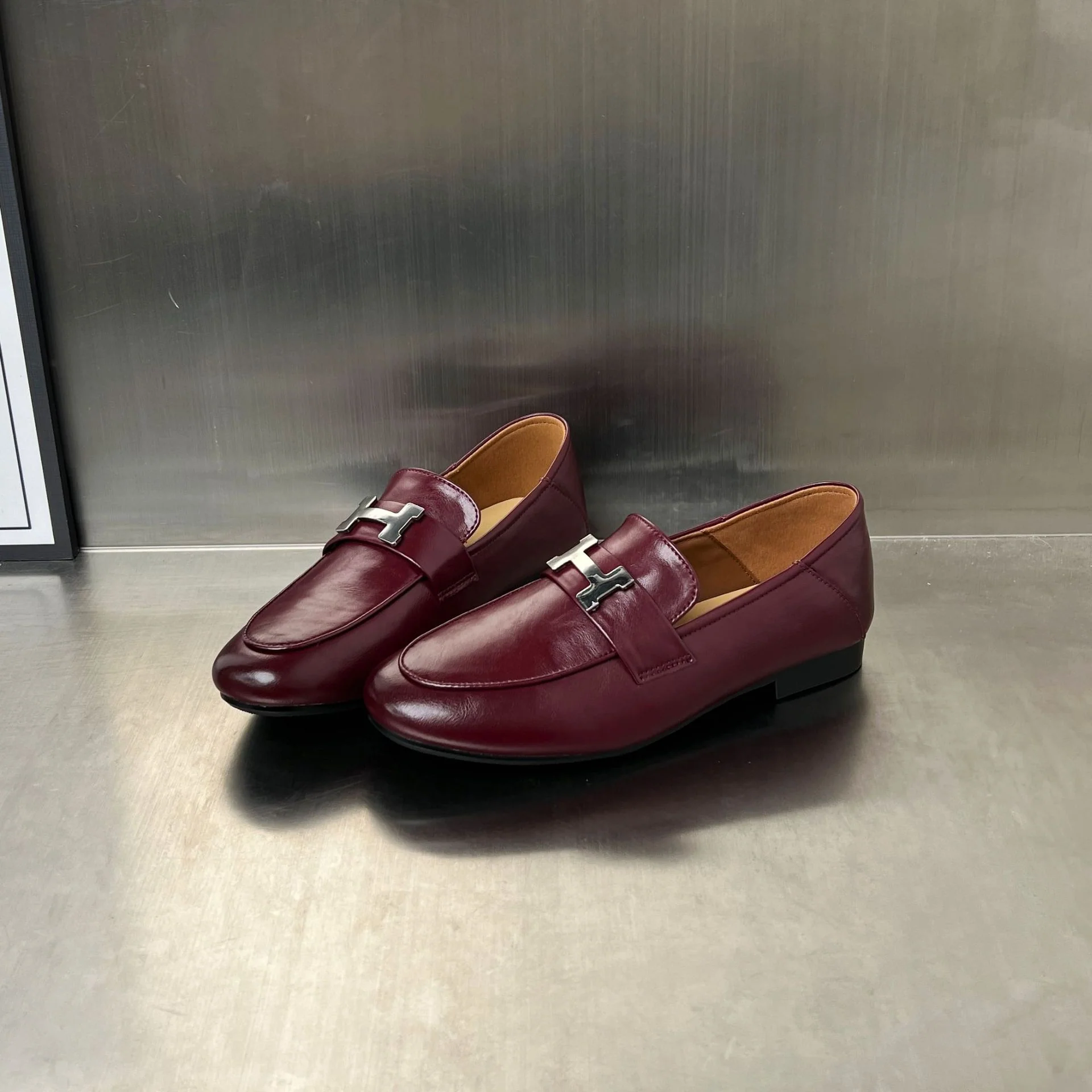 Damen Elegante Mokassins aus hochwertigem Leder mit modischem Schnallenverschluss Heidi Mode - Image 6