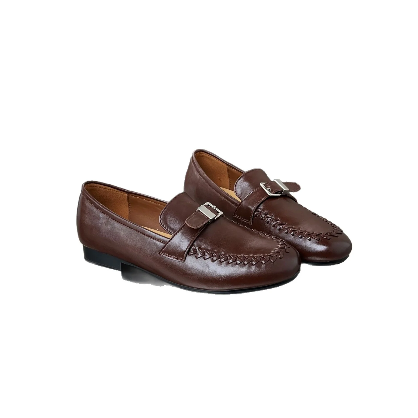 Damen Elegante Mokassins aus hochwertigem Leder mit stilvoller Schnallenverzierung Heidi Mode - Image 5