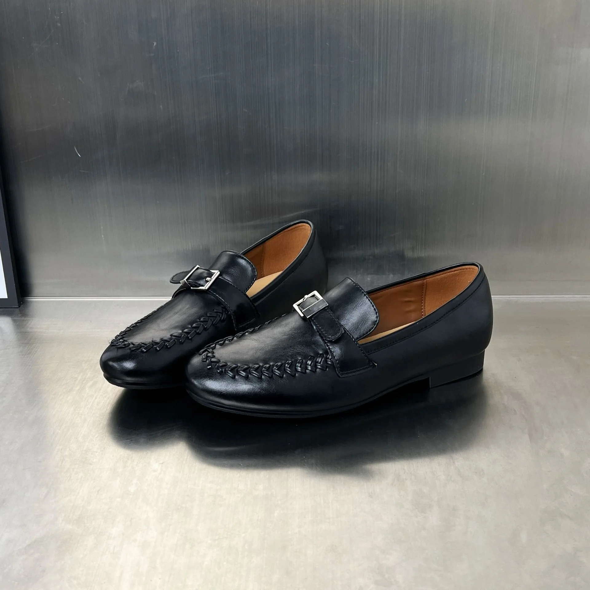 Damen Elegante Mokassins aus hochwertigem Leder mit stilvoller Schnallenverzierung Heidi Mode - Image 6