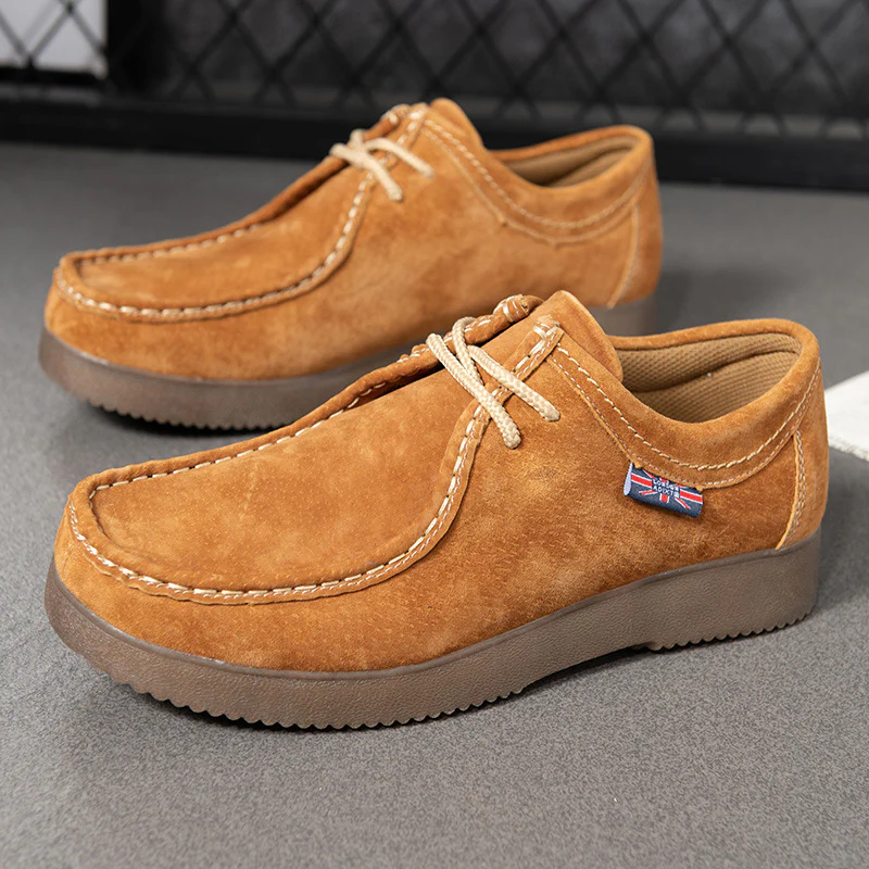 Damen elegante Mokassins aus hochwertigem Wildleder mit komfortabler Sohle Heidi Mode - Image 2