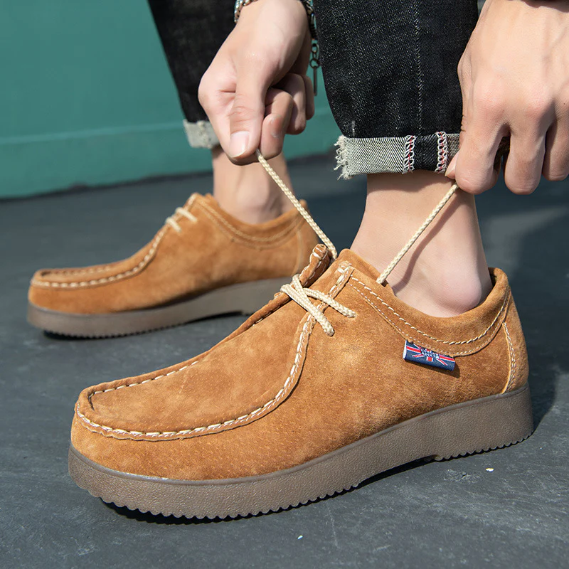 Damen elegante Mokassins aus hochwertigem Wildleder mit komfortabler Sohle Heidi Mode - Image 4