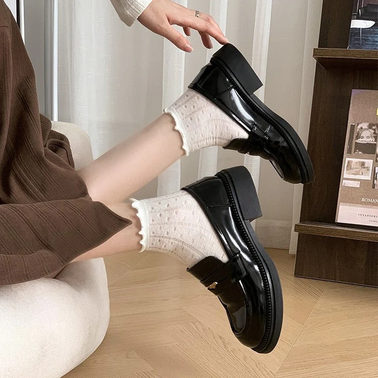 Damen elegante Mokassins mit dekorativem Metallakzent Heidi Mode - Image 2