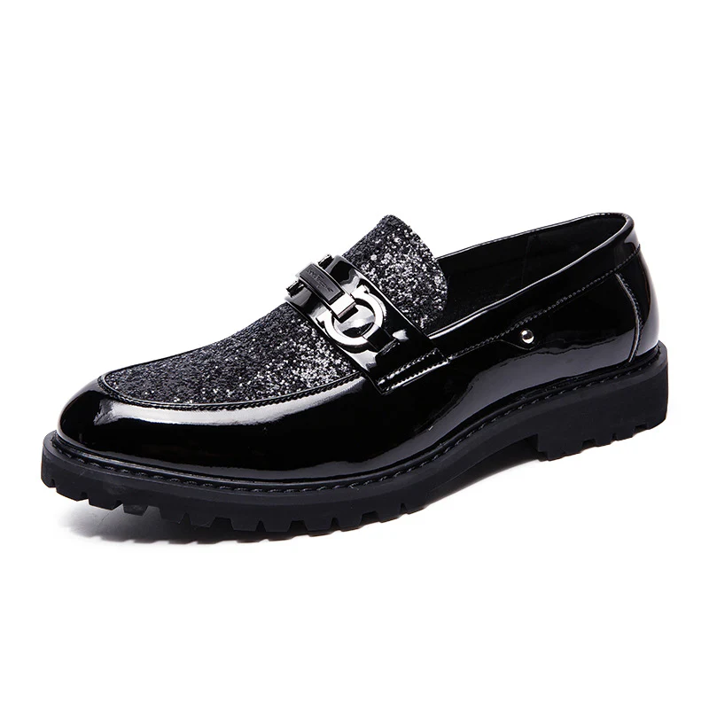 Damen Elegante Mokassins mit glitzerndem Obermaterial Heidi Mode - Image 7