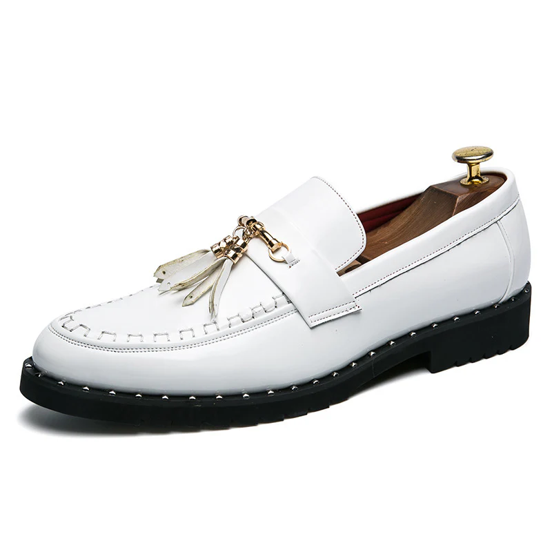 Damen Elegante Mokassins mit goldenen Anhängern Heidi Mode - Image 8