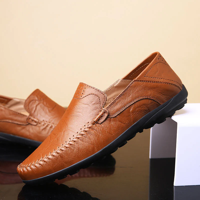 Damen Elegante Mokassins mit handgenähter Verarbeitung und rutschfester Sohle Heidi Mode - Image 4