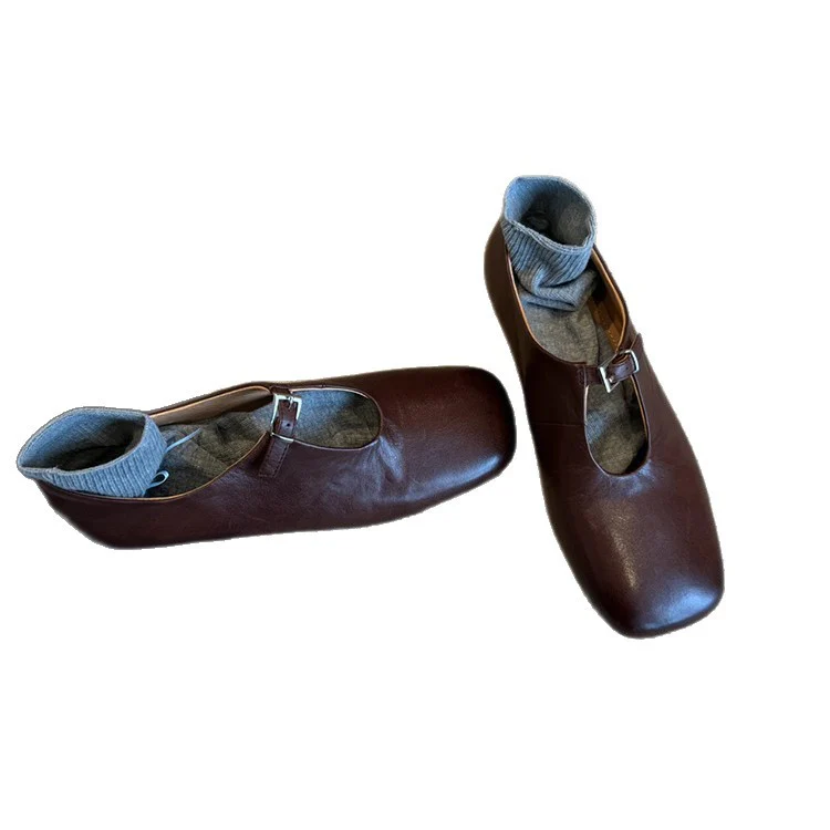 Damen Elegante Mokassins mit modischem Riemen und bequemer Innensohle Heidi Mode - Image 5