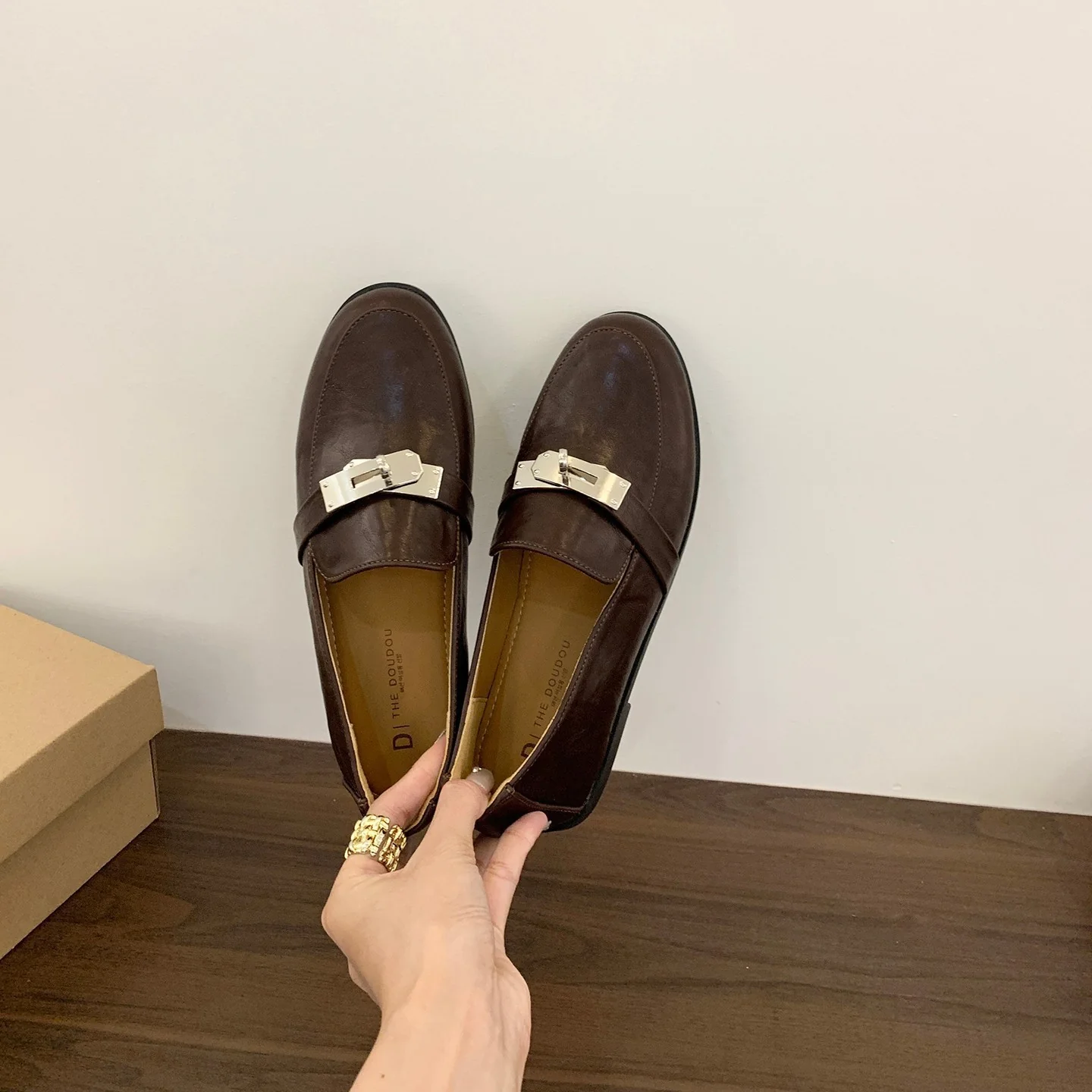 Damen elegante Mokassins mit modischem Schnallenakzent Heidi Mode - Image 6