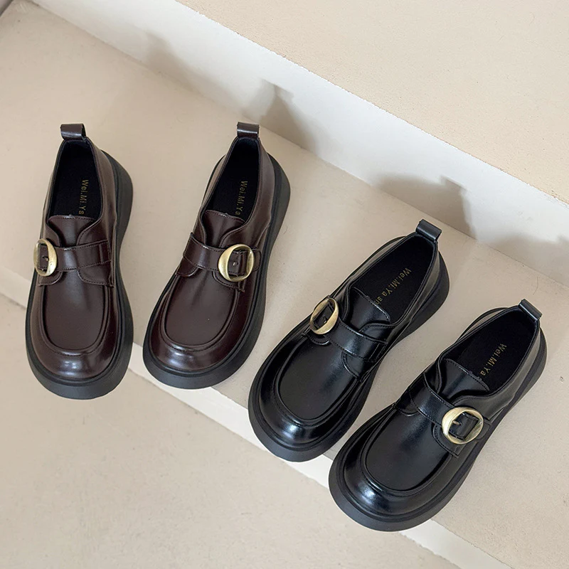 Damen elegante Mokassins mit modischem Schnallenverschluss Heidi Mode - Image 4