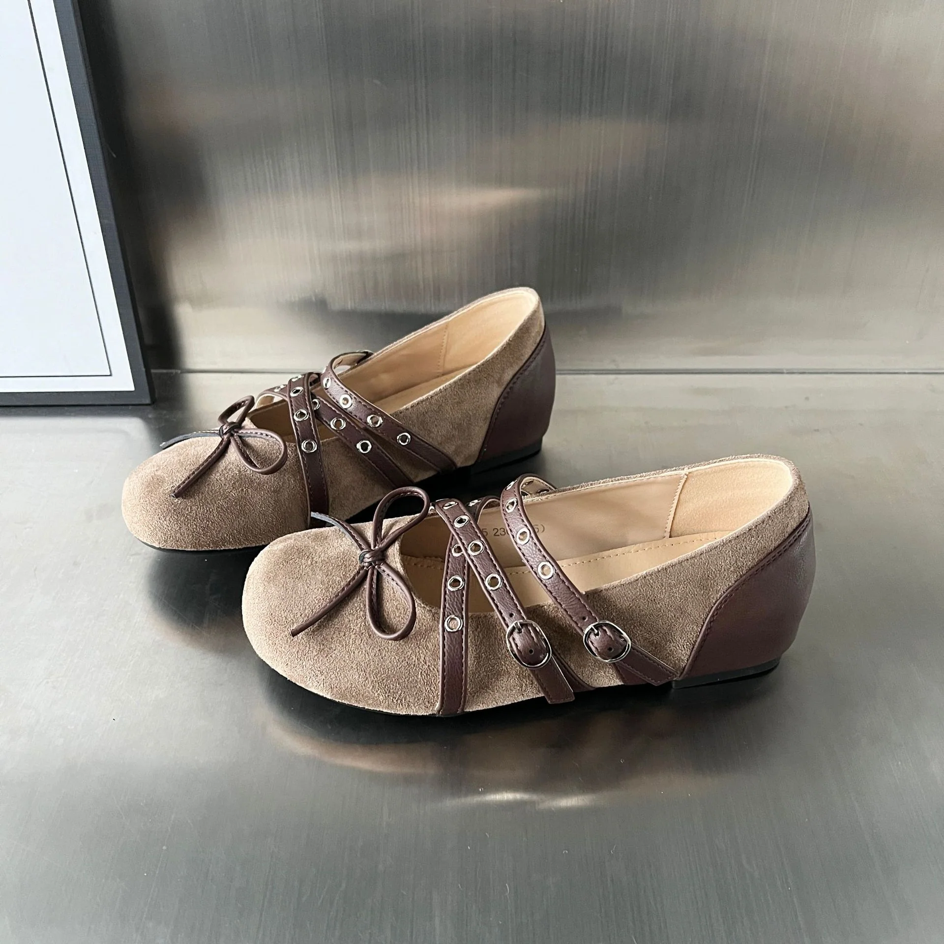 Damen elegante Mokassins mit modischem Schnallenverschluss und raffiniertem Design Heidi Mode - Image 2