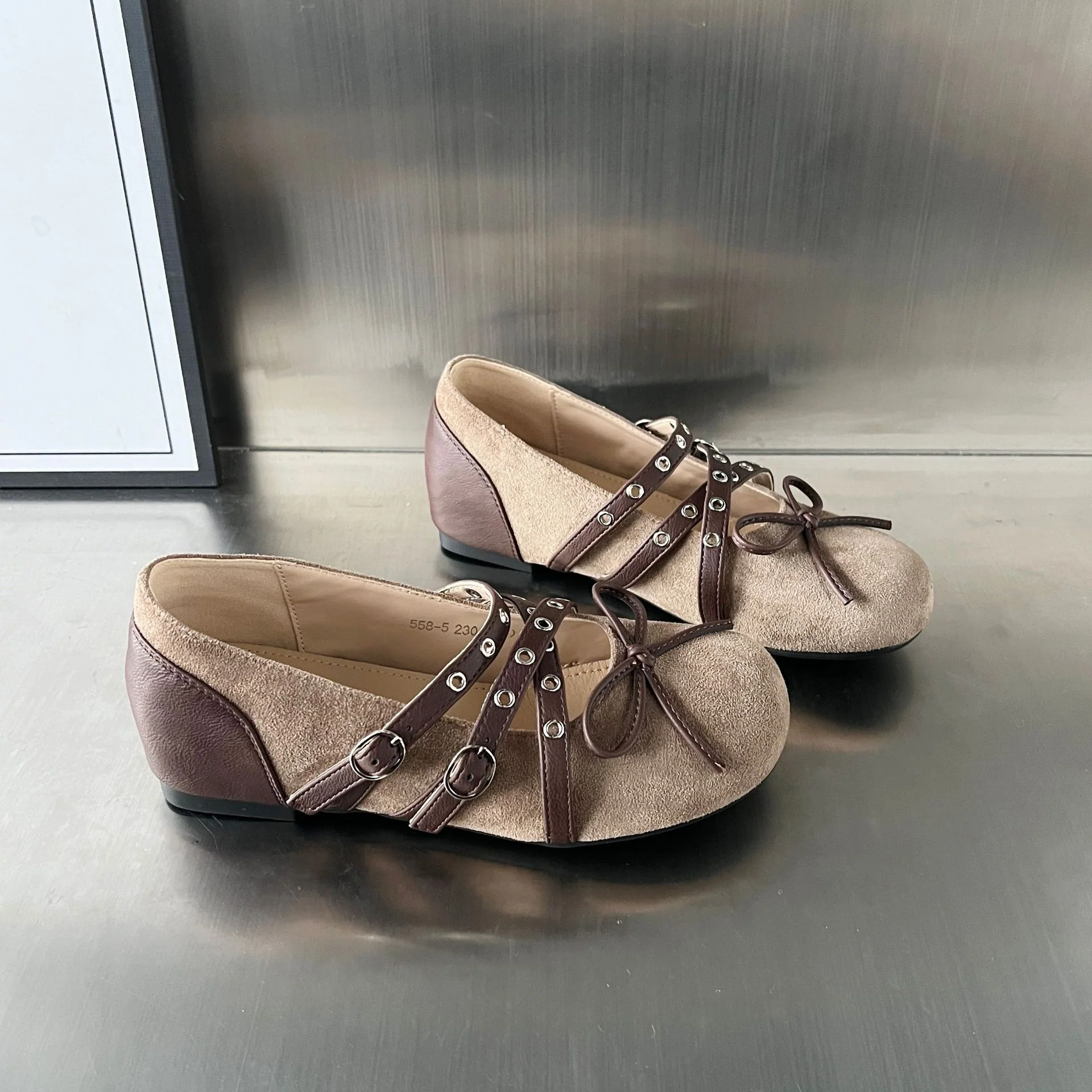 Damen elegante Mokassins mit modischem Schnallenverschluss und raffiniertem Design Heidi Mode - Image 4