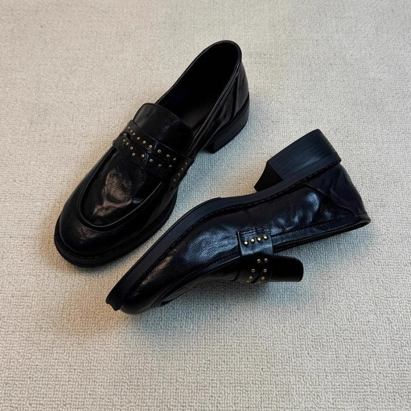 Damen elegante Mokassins mit modischer Nietenverzierung Heidi Mode - Image 3