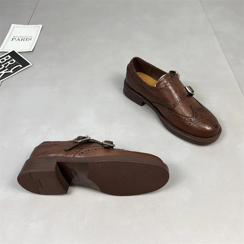 Damen elegante Mokassins mit modischer Schnallenverzierung Heidi Mode - Image 4
