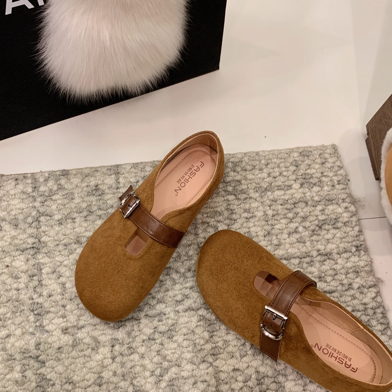 Damen elegante Mokassins mit modischer Schnallenverzierung Heidi Mode - Image 4