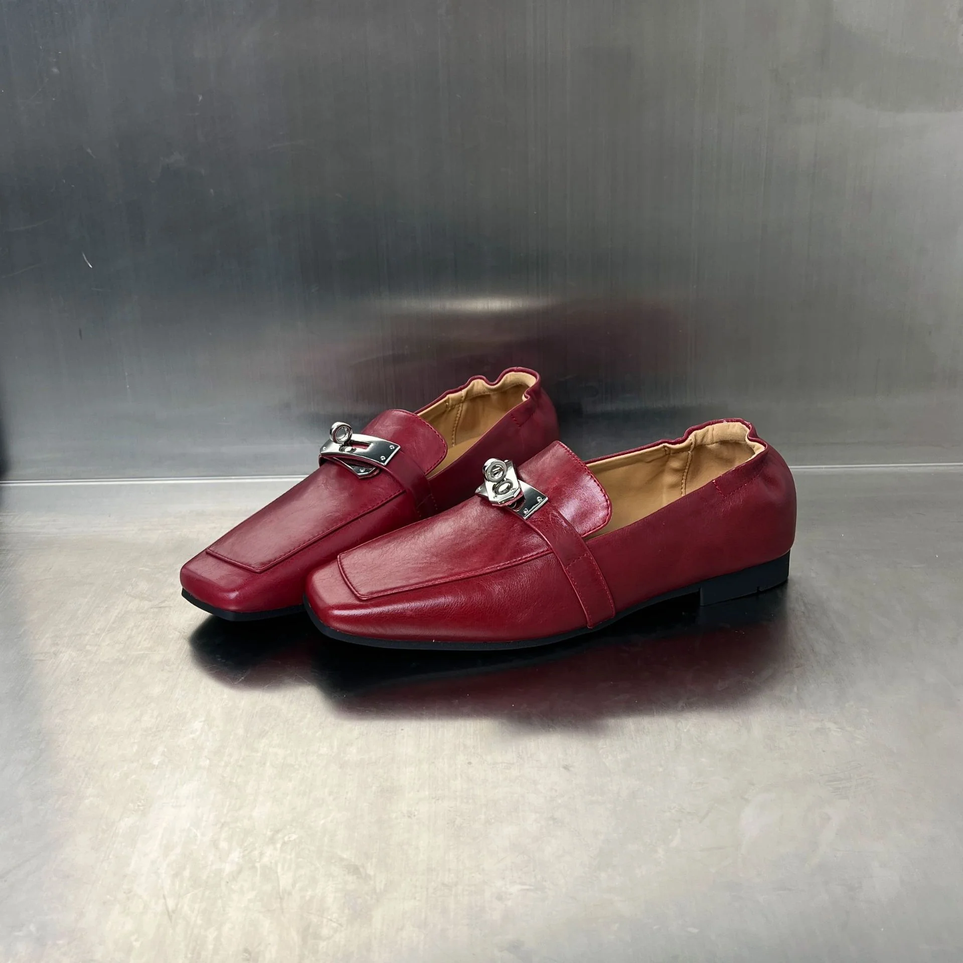 Damen Elegante Mokassins mit modischer Schnallenverzierung Heidi Mode - Image 7