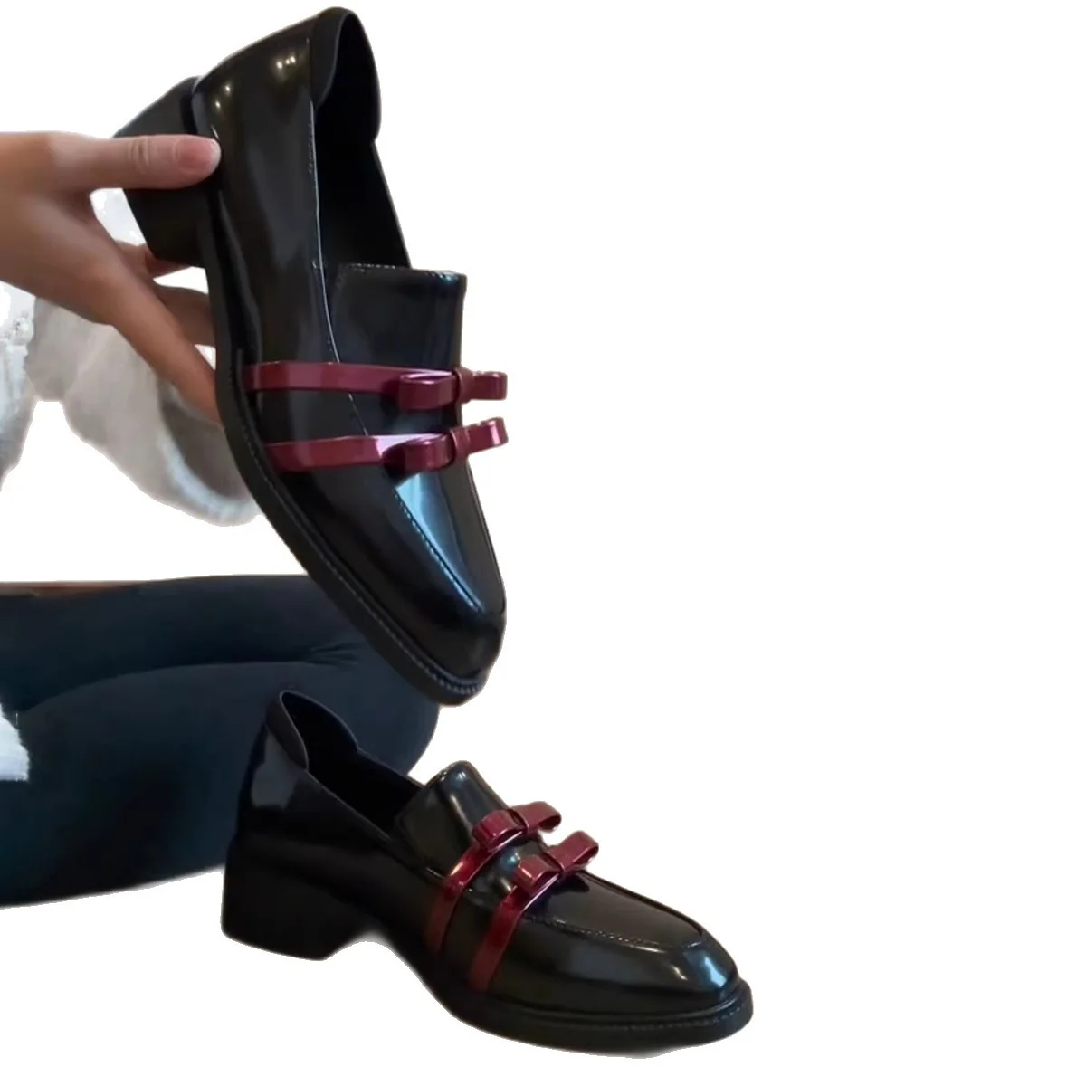 Damen Elegante Mokassins mit stilvoller Schleifenverzierung Heidi Mode - Image 5
