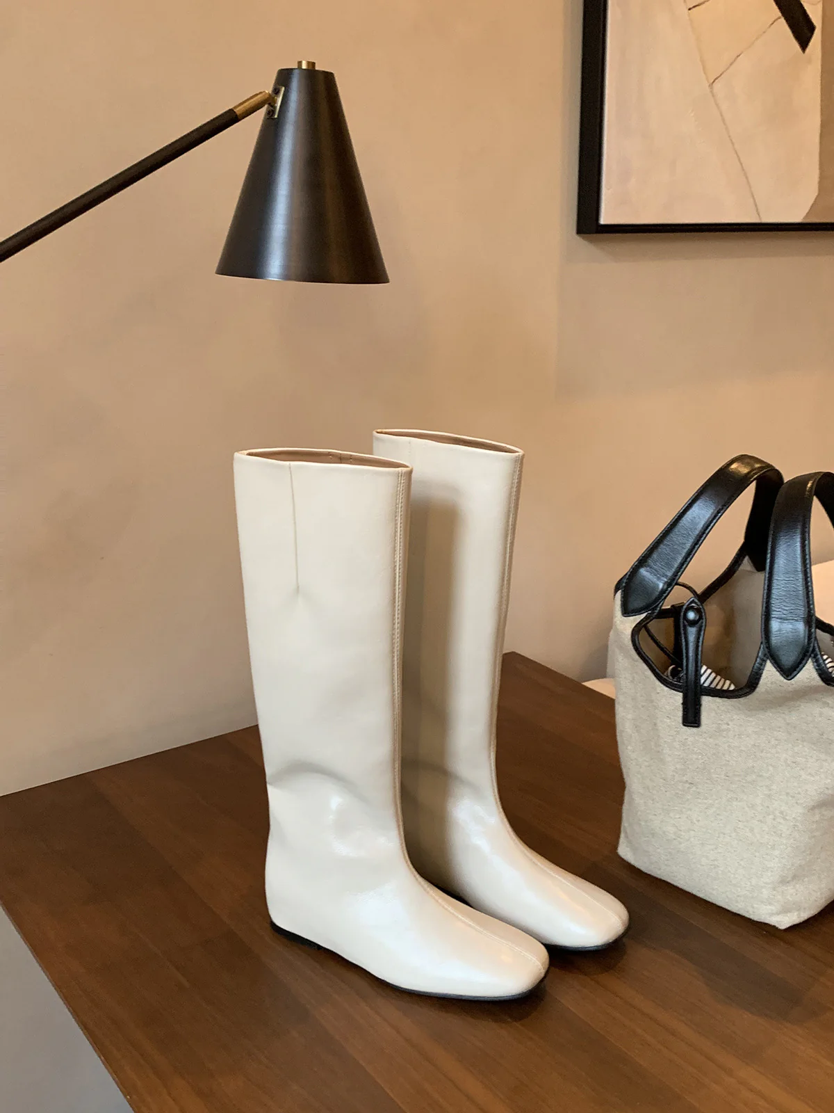 Damen Elegante Overknee-Stiefel aus hochwertigem Leder Heidi Mode - Image 7