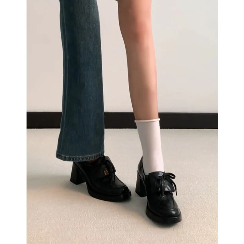 Damen elegante Plateau-Pumps mit dekorativem Schleifenakzent Heidi Mode - Image 4