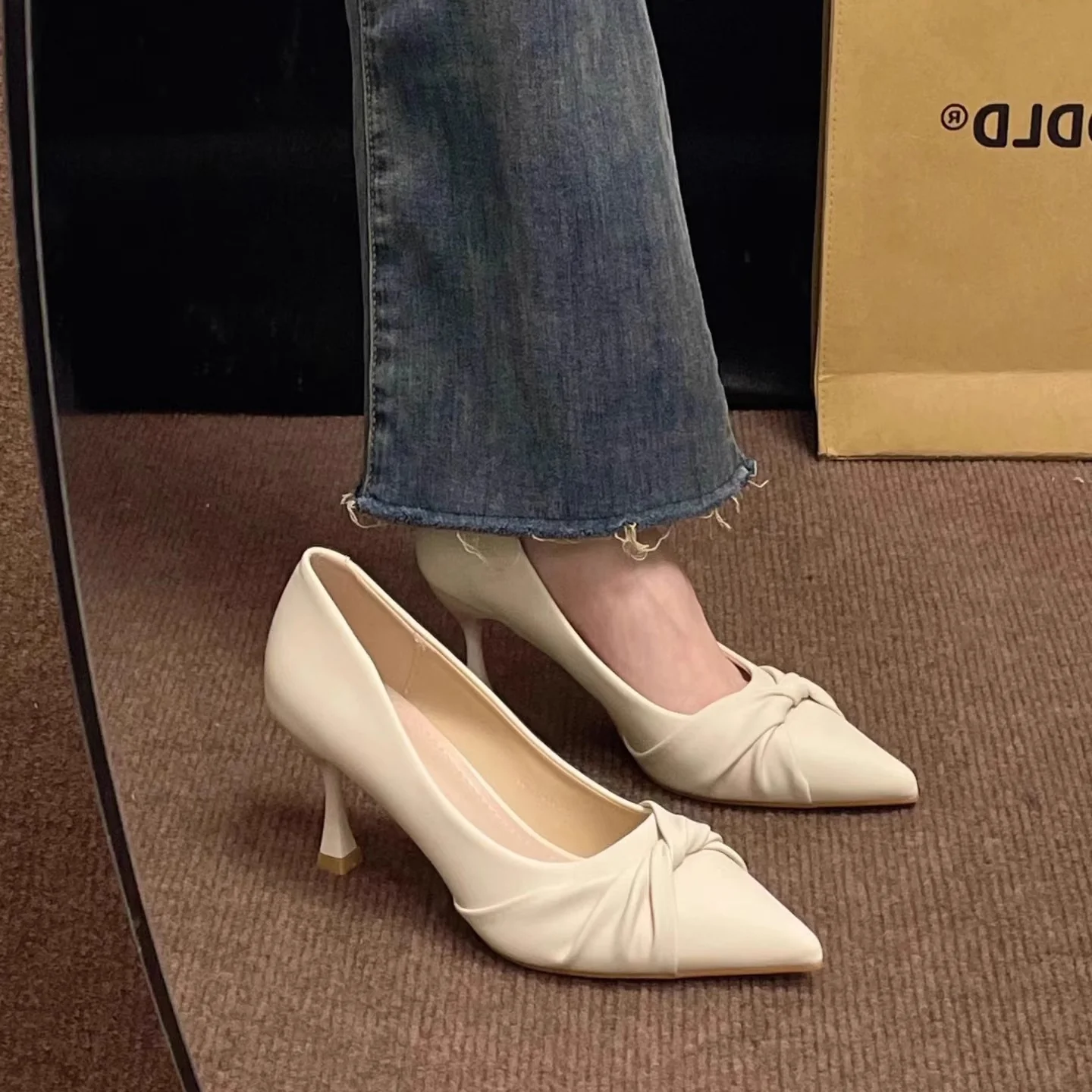 Damen Elegante Pumps mit dekorativem Knoten-Design Heidi Mode - Image 2
