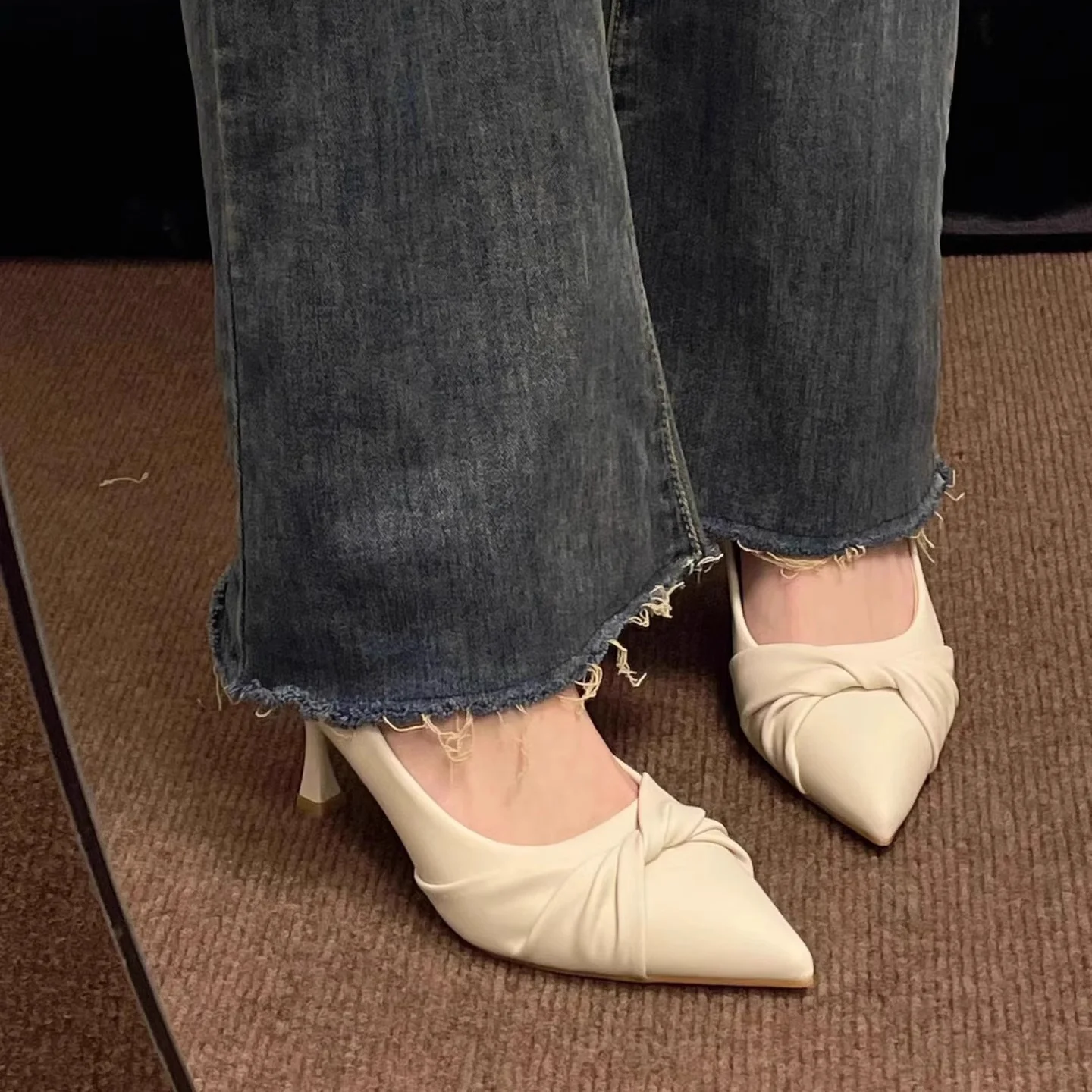 Damen Elegante Pumps mit dekorativem Knoten-Design Heidi Mode - Image 3