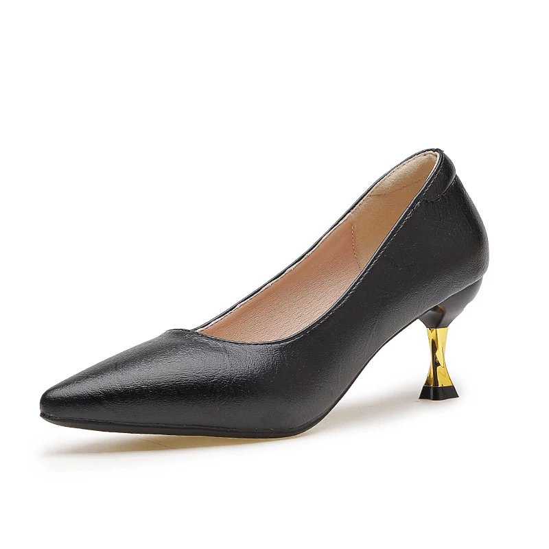 Damen Elegante Pumps mit einzigartigem Absatzdesign Heidi Mode - Image 6