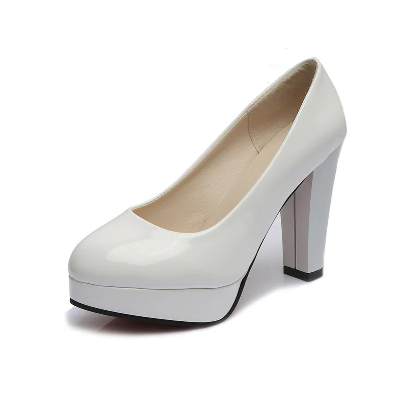 Damen elegante Pumps mit hohem Blockabsatz Heidi Mode - Image 6