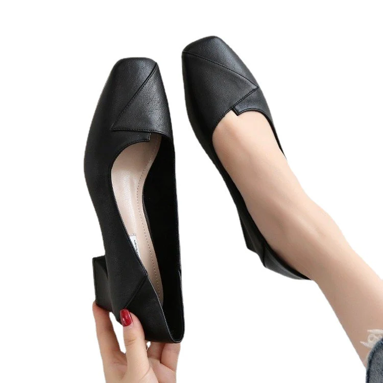 Damen Elegante Pumps mit modernem, spitzen Design und blockierten Absatz Heidi Mode - Image 5
