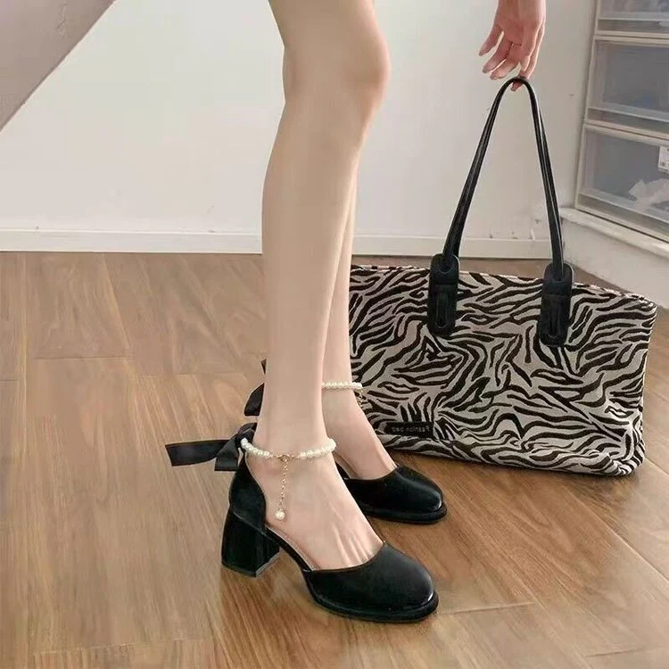 Damen Elegante Pumps mit modischem Fesselriemen und hochwertiger Sohle Heidi Mode - Image 3