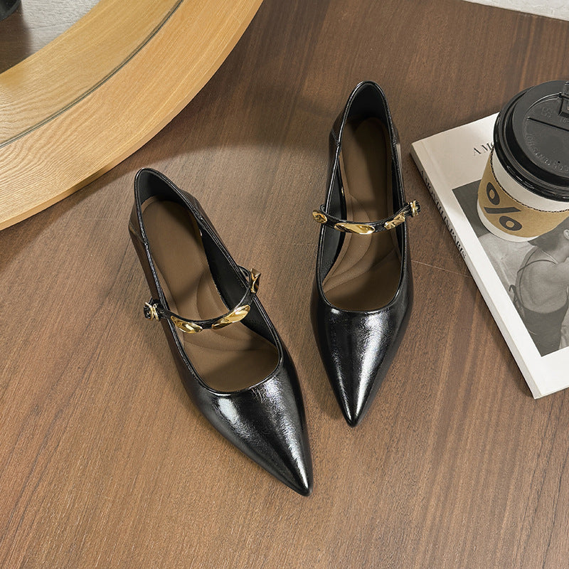 Damen Elegante Pumps mit modischem Riemen und komfortablem Blockabsatz Heidi Mode - Image 7