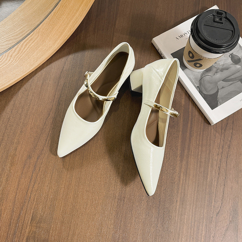 Damen Elegante Pumps mit modischem Riemen und komfortablem Blockabsatz Heidi Mode - Image 8