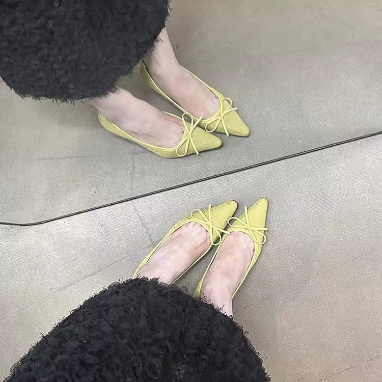 Damen elegante Pumps mit modischem Schleifen-Detail und Glitzerelementen Heidi Mode - Image 2