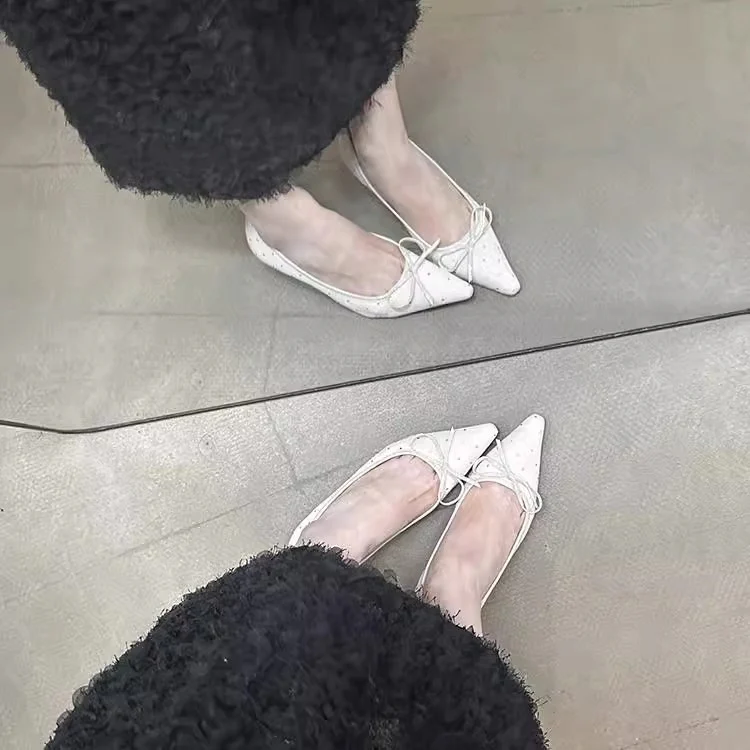 Damen elegante Pumps mit modischem Schleifen-Detail und Glitzerelementen Heidi Mode - Image 3