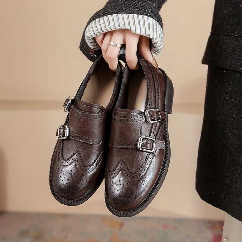 Damen Elegante Schnürschuhe mit modischem Schnallenakzent Heidi Mode - Image 6