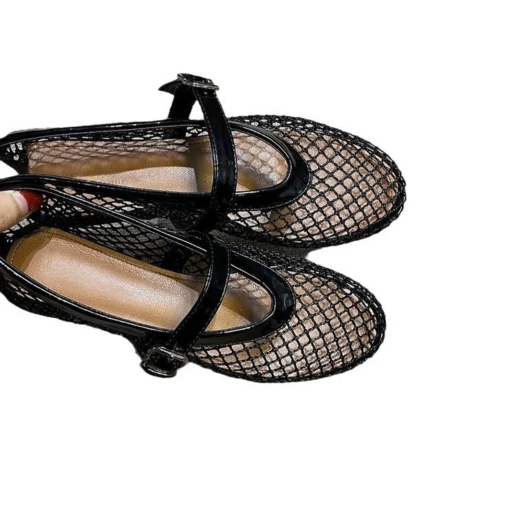 Damen elegante Schnürschuhe mit Netzdesign und modischer Sohle Heidi Mode - Image 5