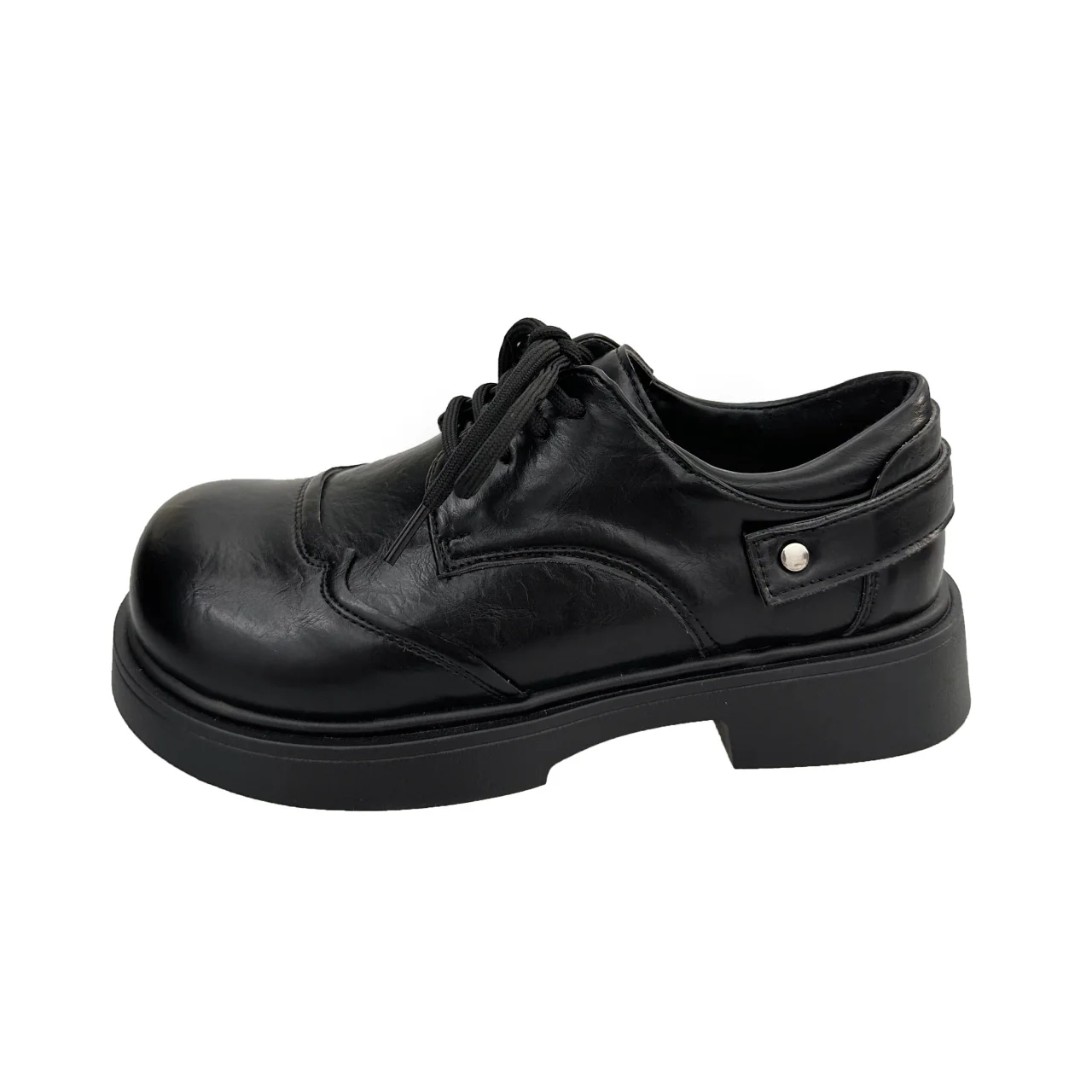 Damen elegante Schnürschuhe mit robustem Absatz und hochwertigem Leder Heidi Mode - Image 7