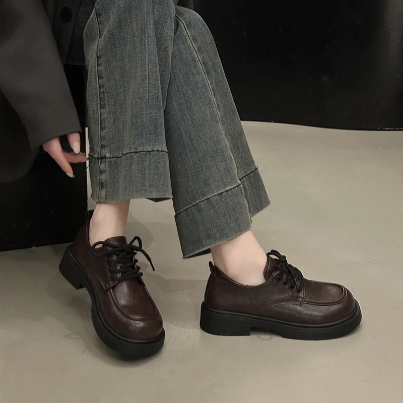 Damen elegante Schnürschuhe mit rutschfester Sohle und modischem Design Heidi Mode - Image 3